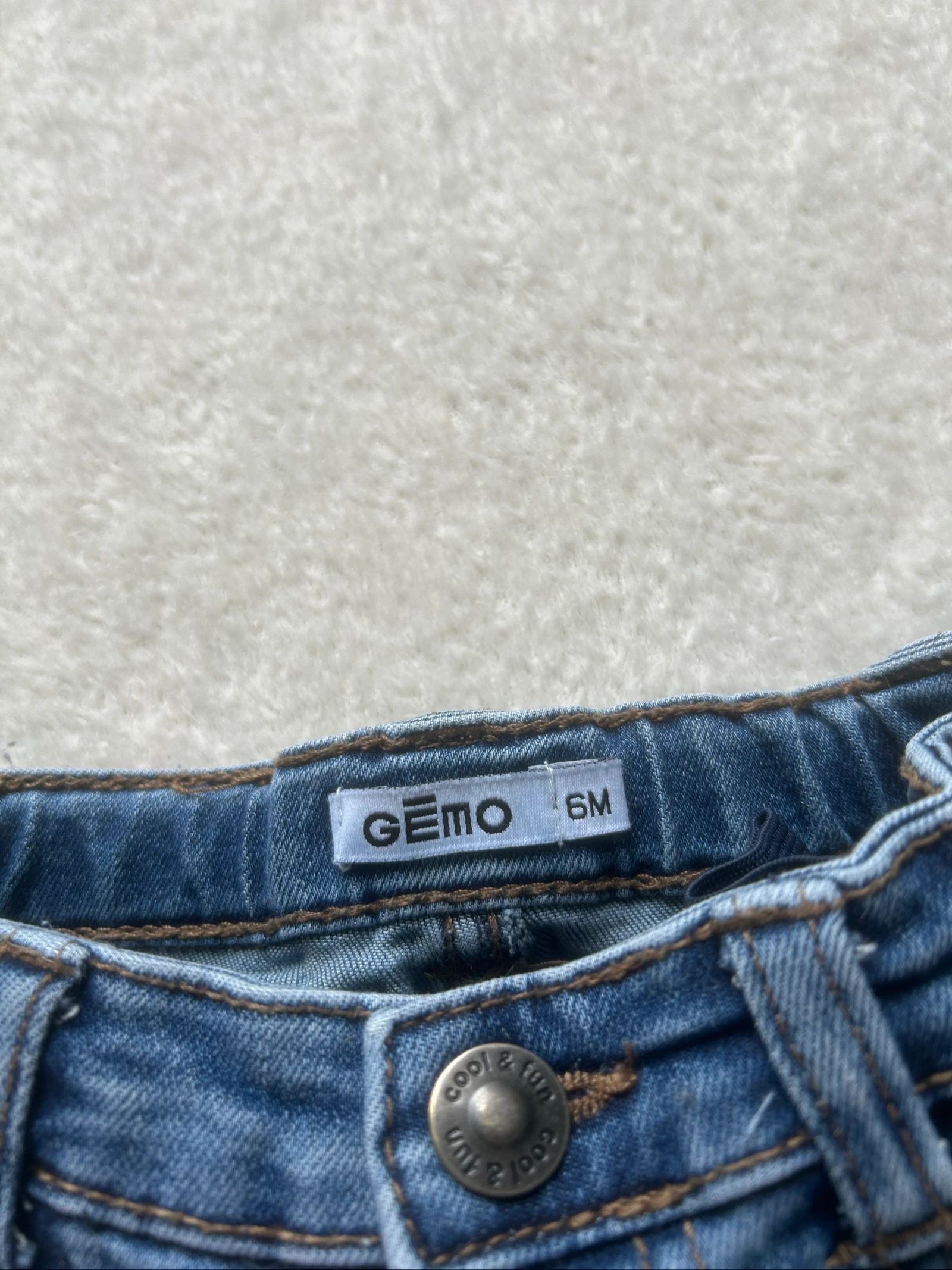 Calça jeans para bebê • Tamanho 6 meses – photo 3